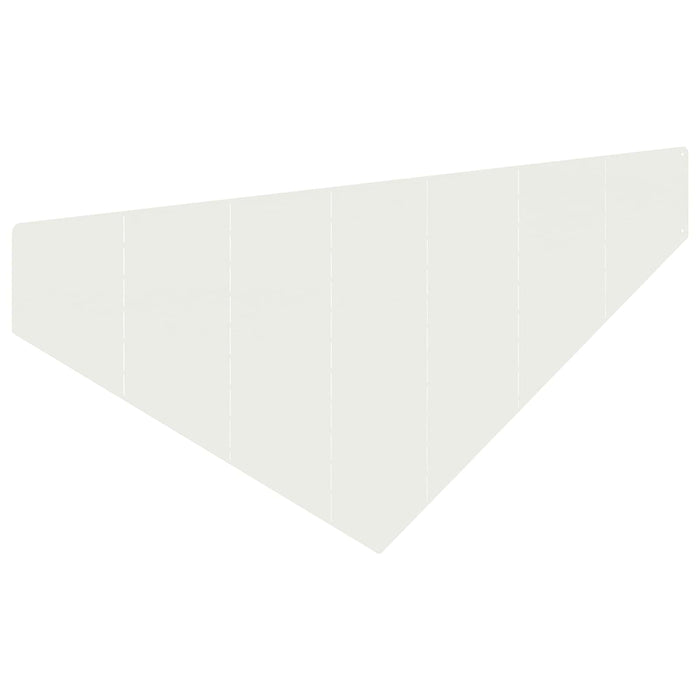 Margine pentru gazon 100 x 45 cm Oțel Alb - WALTI WALTI