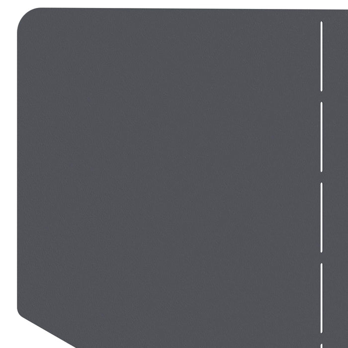 Margine pentru gazon 100 x 45 cm Oțel Antracit - WALTI WALTI