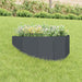 Margine pentru gazon 100 x 45 cm Oțel Antracit - WALTI WALTI