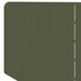 Margine pentru gazon 100 x 45 cm Oțel Verde măsliniu - WALTI WALTI