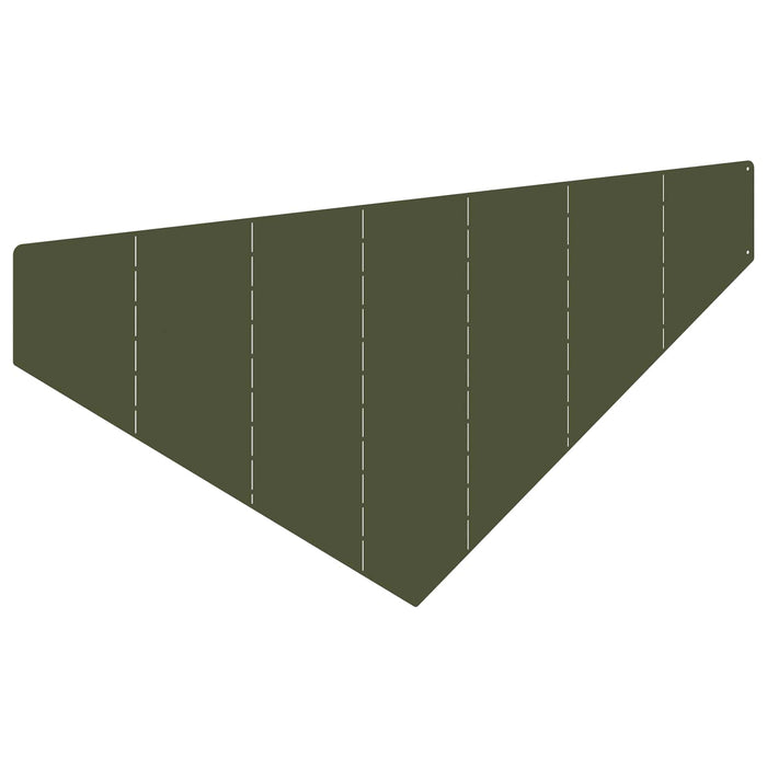Margine pentru gazon 100 x 45 cm Oțel Verde măsliniu - WALTI WALTI
