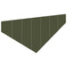 Margine pentru gazon 100 x 45 cm Oțel Verde măsliniu - WALTI WALTI