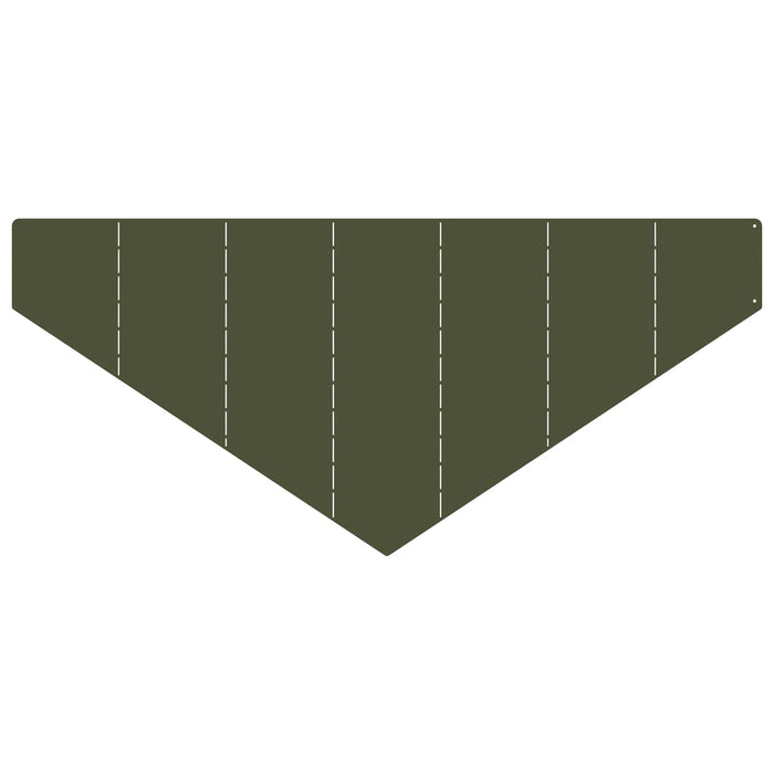 Margine pentru gazon 4 buc. 100 x 45 cm Oțel Verde măsliniu - WALTI WALTI