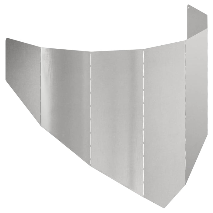Margine pentru gazon 100 x 45 cm Oțel Argintiu - WALTI WALTI