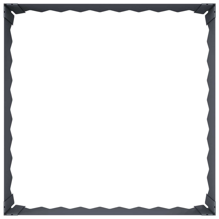 Margine pentru gazon 60 x 60 x 20 cm Oțel Antracit - WALTI WALTI