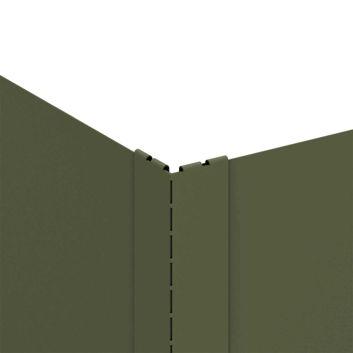 Margine pentru gazon 60 x 60 x 20 cm Oțel Verde măsliniu - WALTI WALTI