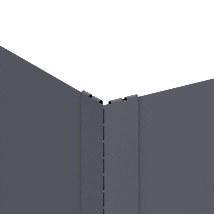 Margine pentru gazon 4 pcs 60 x 60 x 35 cm Oțel Antracit WALTI