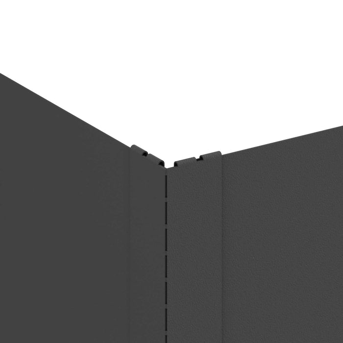 Margine pentru gazon 100 x 60 x 20 cm Oțel Negru - WALTI WALTI