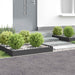 Margine pentru gazon 4 buc. 100 x 60 x 20 cm Oțel Negru - WALTI WALTI