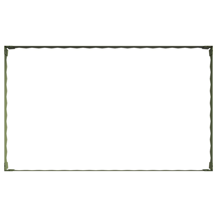 Margine pentru gazon 4 buc. 100 x 60 x 20 cm Oțel - WALTI WALTI