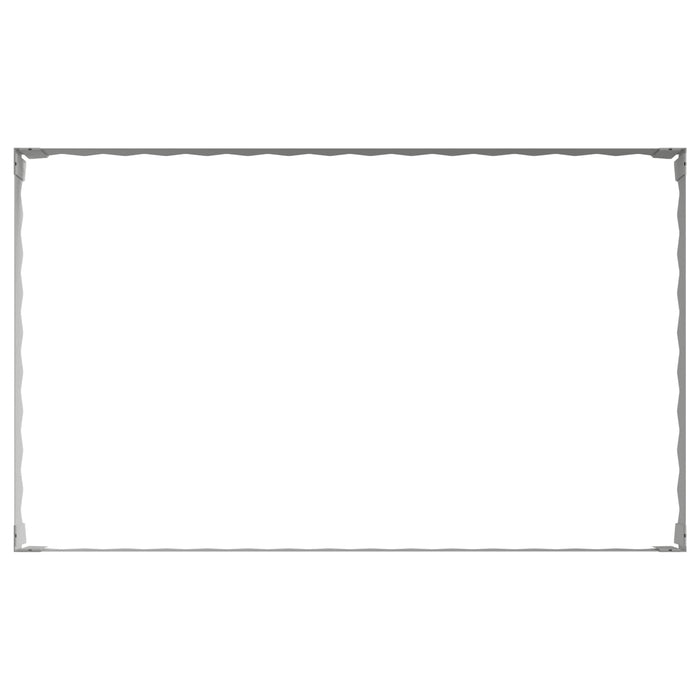 Margine pentru gazon 100 x 60 x 20 cm Oțel Argintiu - WALTI WALTI
