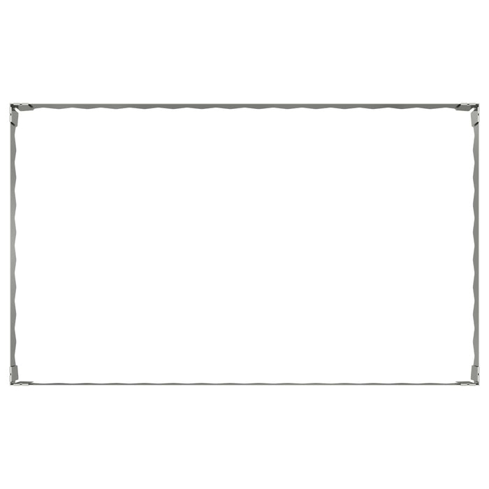 Margine pentru gazon 100 x 60 x 20 cm Oțel Argintiu WALTI