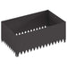 Margine pentru gazon 4 buc. 100 x 60 x 35 cm Oțel Negru - WALTI WALTI
