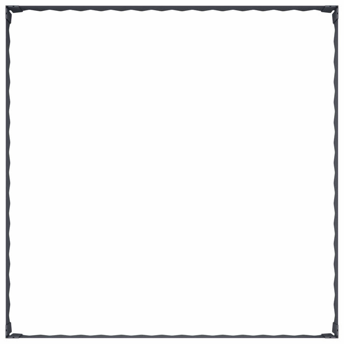 Margine pentru gazon 100 x 100 x 20 cm Oțel Antracit - WALTI WALTI
