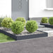 Margine pentru gazon 4 buc. 100 x 100 x 20 cm Oțel Antracit - WALTI WALTI