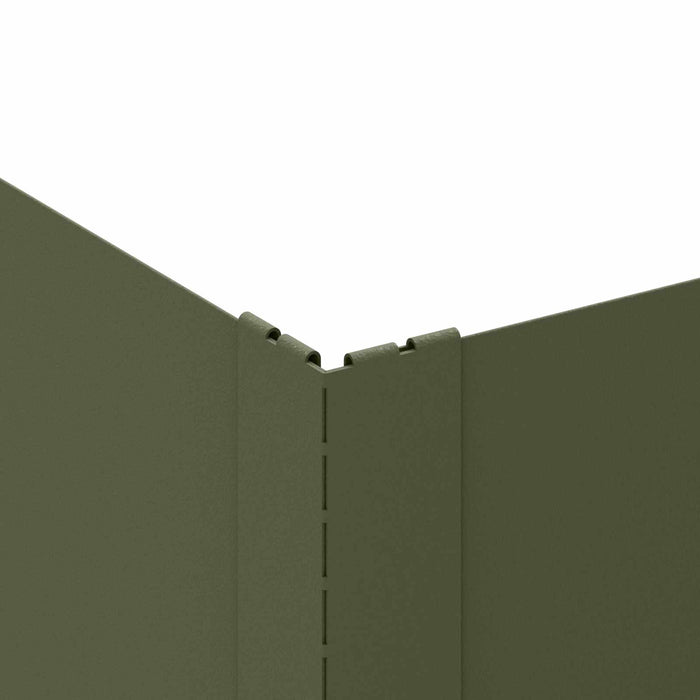 Margine pentru gazon 4 buc. 100 x 100 x 20 cm Oțel - WALTI WALTI
