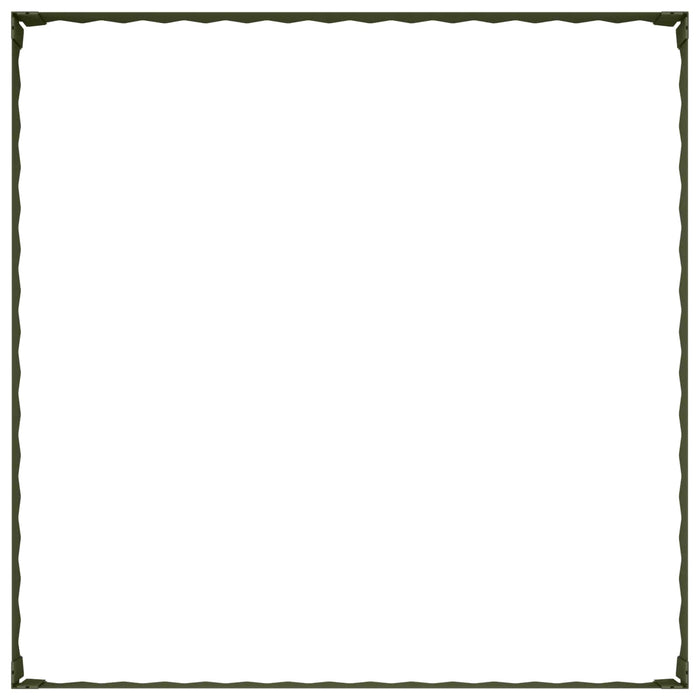 Margine pentru gazon 4 buc. 100 x 100 x 20 cm Oțel - WALTI WALTI