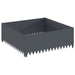 Margine pentru gazon 100 x 100 x 35 cm Oțel Antracit - WALTI WALTI