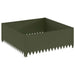 Margine pentru gazon 100 x 100 x 35 cm Oțel Verde măsliniu - WALTI WALTI