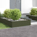 Margine pentru gazon 4 buc. 100 x 100 x 35 cm Oțel - WALTI WALTI