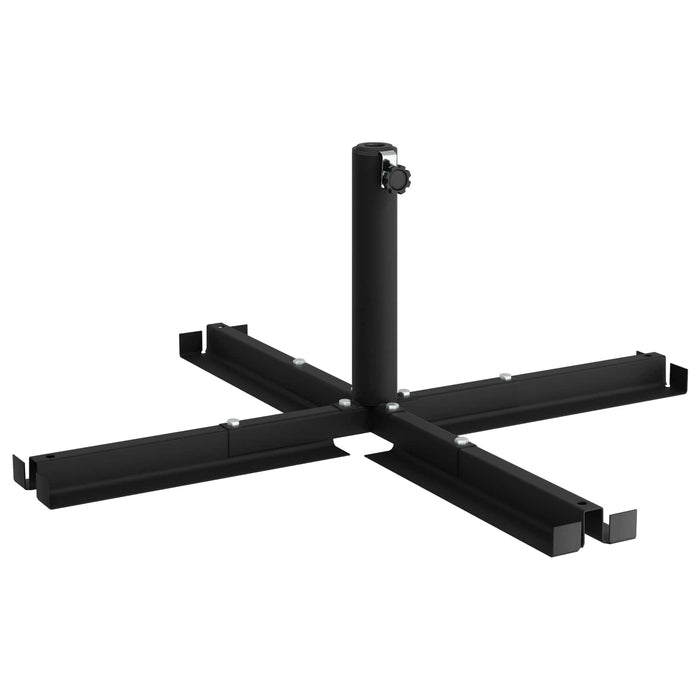 Bază de parasolar pentru stâlpi de 25–50 mm Manual Negru - WALTI WALTI