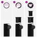 Bază de parasolar pentru stâlpi de 25–50 mm Manual Negru - WALTI WALTI