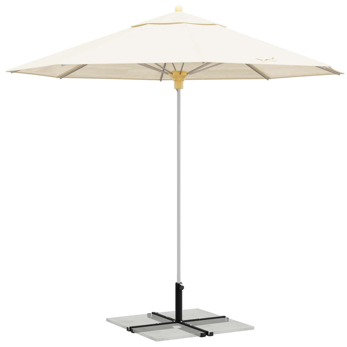 Bază de parasolar pentru stâlpi de 25–50 mm Manual Negru - WALTI WALTI