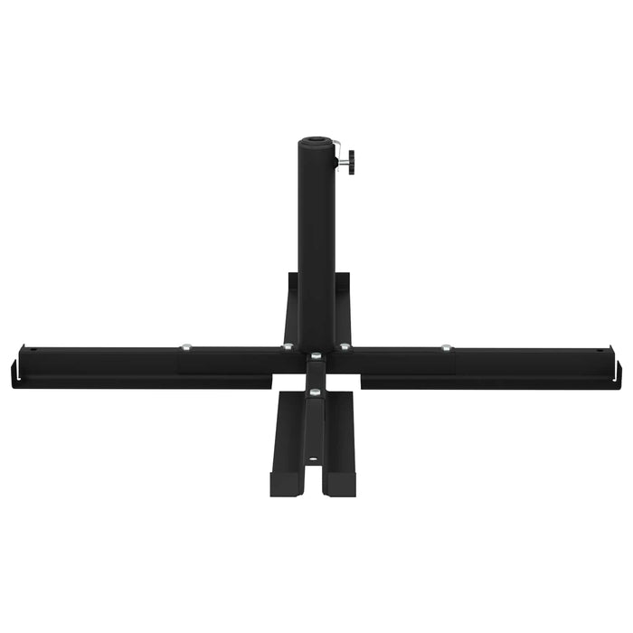 Bază de parasolar pentru stâlpi de 25–50 mm Manual Negru - WALTI WALTI