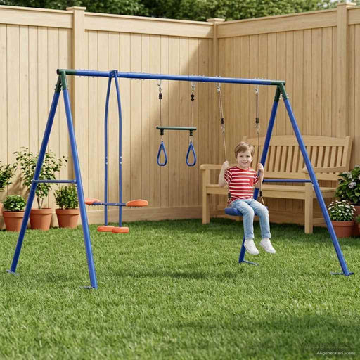 Set de Leagăne Exterior Multicolour 263 x 185 x 185 cm - WALTI WALTI