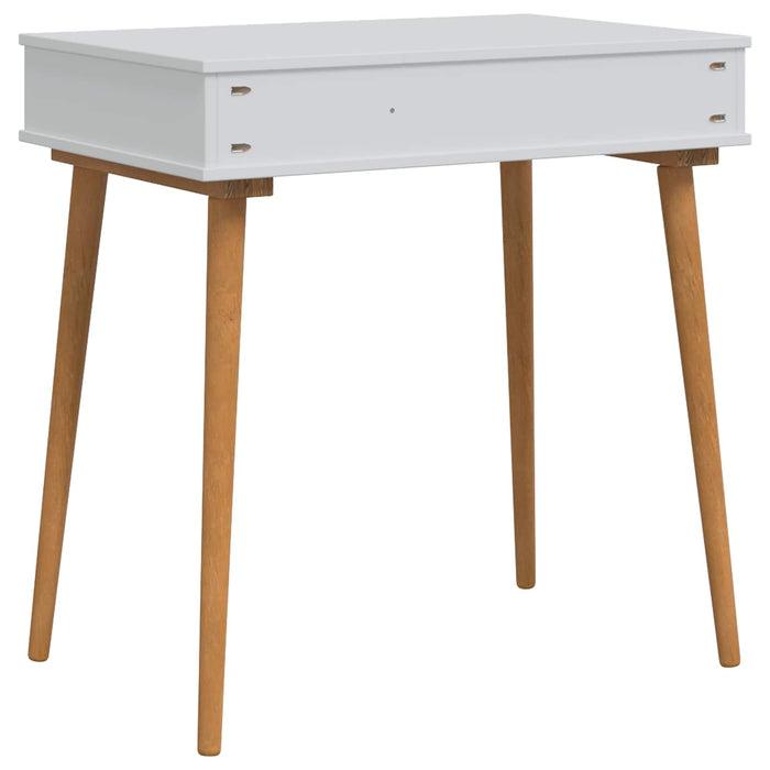 Masă de Machiaj FAUSKE Alb 100 x 50 x 78 cm WALTI