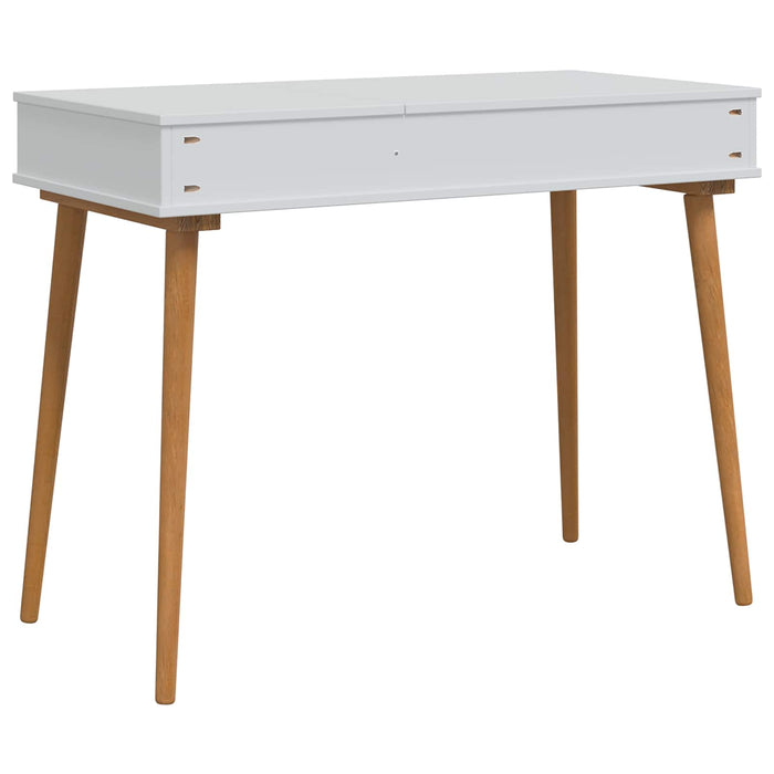 Masă de Machiaj FAUSKE Alb 100 x 50 x 78 cm WALTI