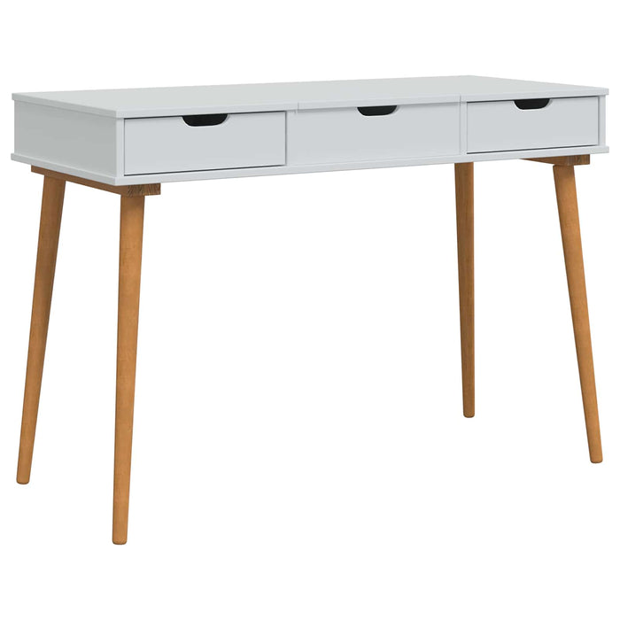Masă de Machiaj FAUSKE Alb 112 x 50 x 78 cm WALTI