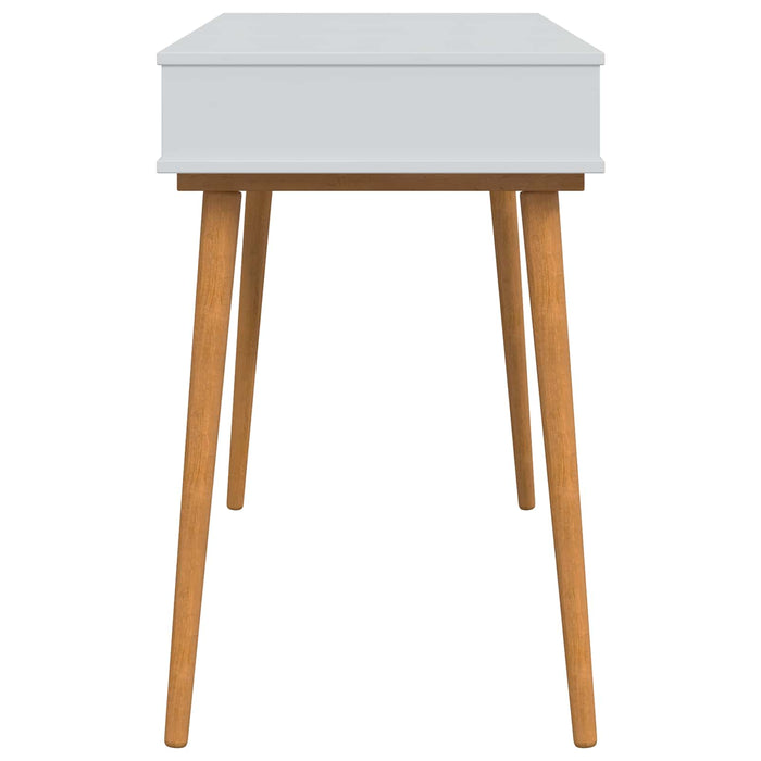 Masă de Machiaj FAUSKE Alb 112 x 50 x 78 cm WALTI