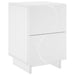 Dulap de noapte Alb 33,5 x 34,5 x 50 cm Lemn prelucrat - WALTI WALTI