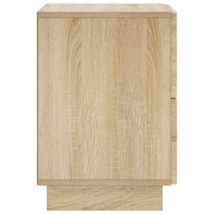 Dulap de noapte 2 buc. Stejar Sonoma 33,5 x 34,5 x 50 cm WALTI