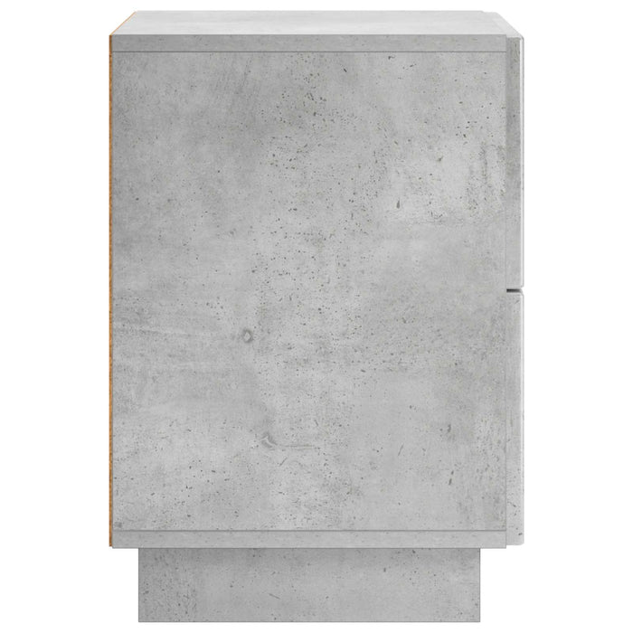 Dulap de noapte Gri Beton 33,5 x 34,5 x 50 cm Lemn prelucrat WALTI