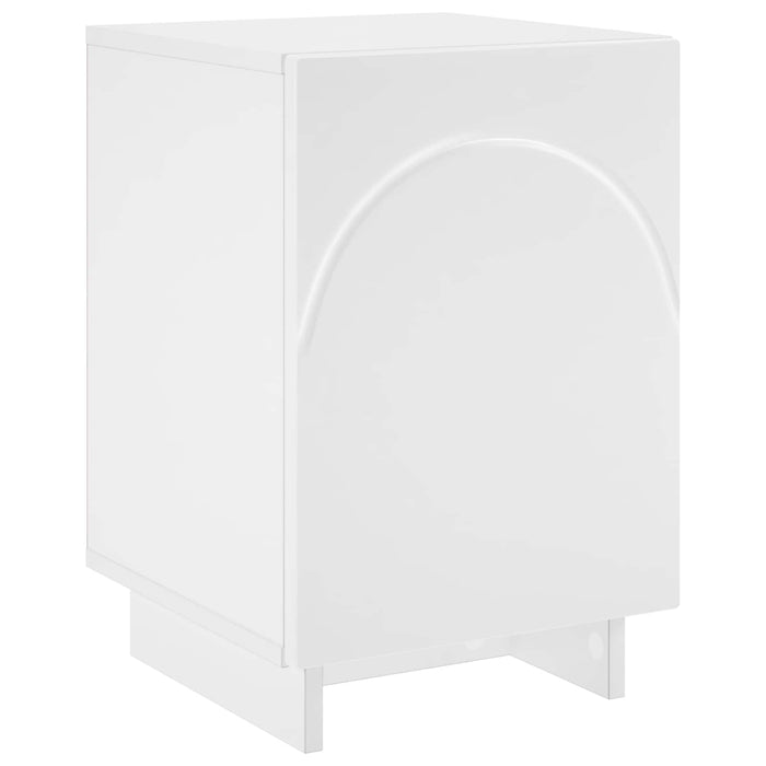 Dulap de noapte Alb 33,5 x 34,5 x 50 cm Lemn prelucrat - WALTI WALTI