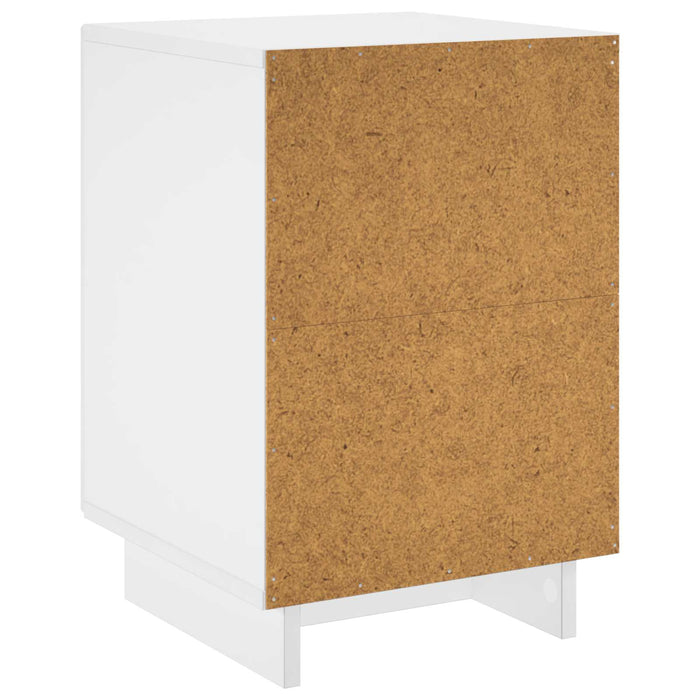 Dulap de noapte Alb 33,5 x 34,5 x 50 cm Lemn prelucrat - WALTI WALTI