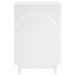 Dulap de noapte Alb 33,5 x 34,5 x 50 cm Lemn prelucrat - WALTI WALTI