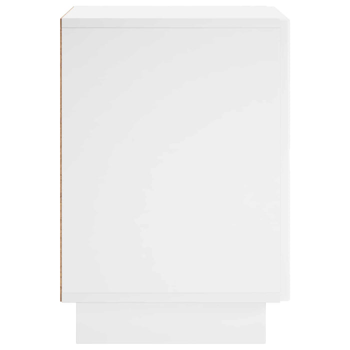 Dulap de noapte Alb 33,5 x 34,5 x 50 cm Lemn prelucrat - WALTI WALTI