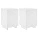 Dulap de noapte 2 pcs Alb 33,5 x 34,5 x 50 cm Lemn prelucrat - WALTI WALTI