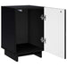 Dulap de noapte 2 pcs Negru 33,5 x 34,5 x 50 cm Lemn prelucrat - WALTI WALTI