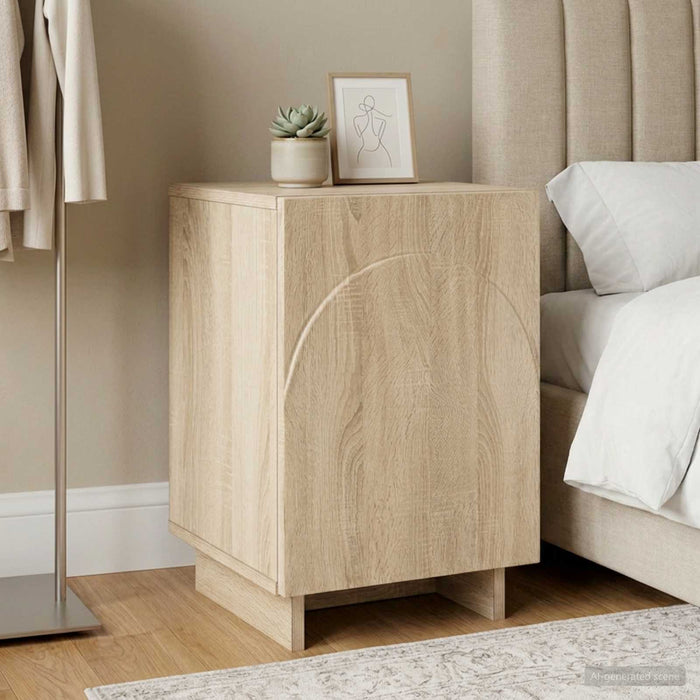 Dulap de noapte Stejar Sonoma 33,5 x 34,5 x 50 cm - WALTI WALTI