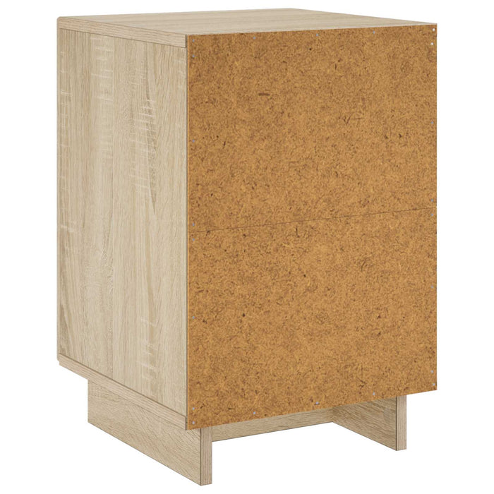 Dulap de noapte 2 pcs Stejar Sonoma 33,5 x 34,5 x 50 cm - WALTI WALTI