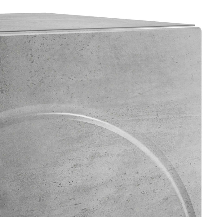 Dulap de noapte 2 pcs Gri Beton 33,5 x 34,5 x 50 cm - WALTI WALTI