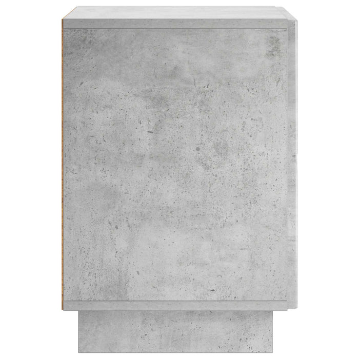 Dulap de noapte 2 pcs Gri Beton 33,5 x 34,5 x 50 cm - WALTI WALTI