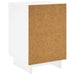 Dulap de noapte 2 pcs Alb foarte lucios 33,5 x 34,5 x 50 cm - WALTI WALTI
