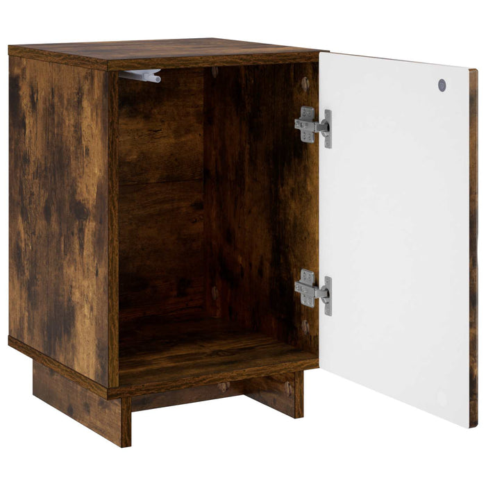 Dulap de noapte 2 pcs Stejar fumuriu 33,5 x 34,5 x 50 cm - WALTI WALTI