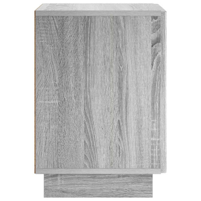 Dulap de noapte Sonoma gri 33,5 x 34,5 x 50 cm Lemn prelucrat - WALTI WALTI