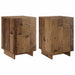 Dulap de noapte 2 pcs Lemn vechi 33,5 x 34,5 x 50 cm - WALTI WALTI